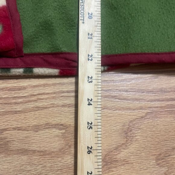 Vintage Fleece Christmas Sweater Medium - Picture 9 of 12